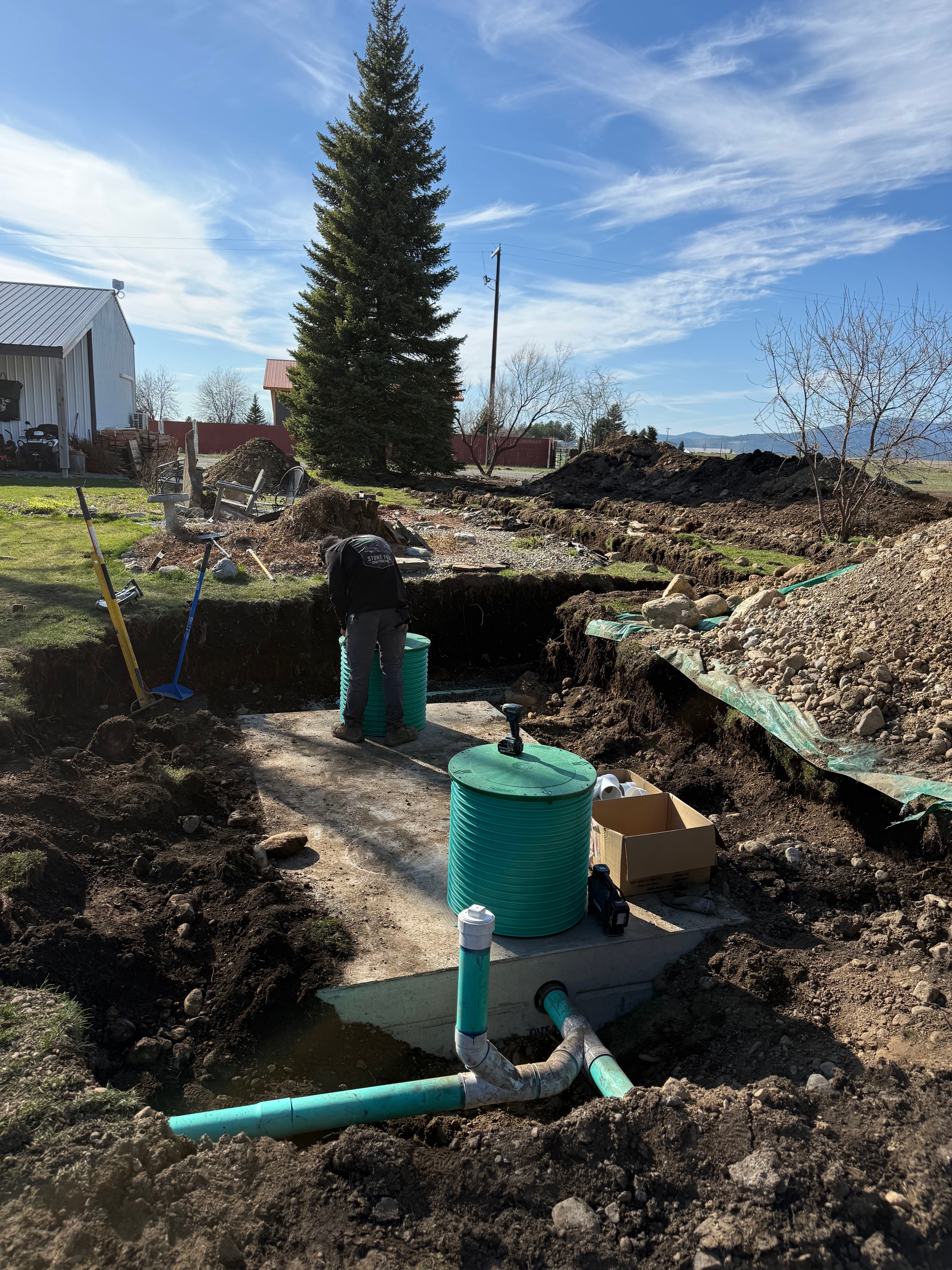 Project Septic System Expansion for a Growing North Idaho Home image