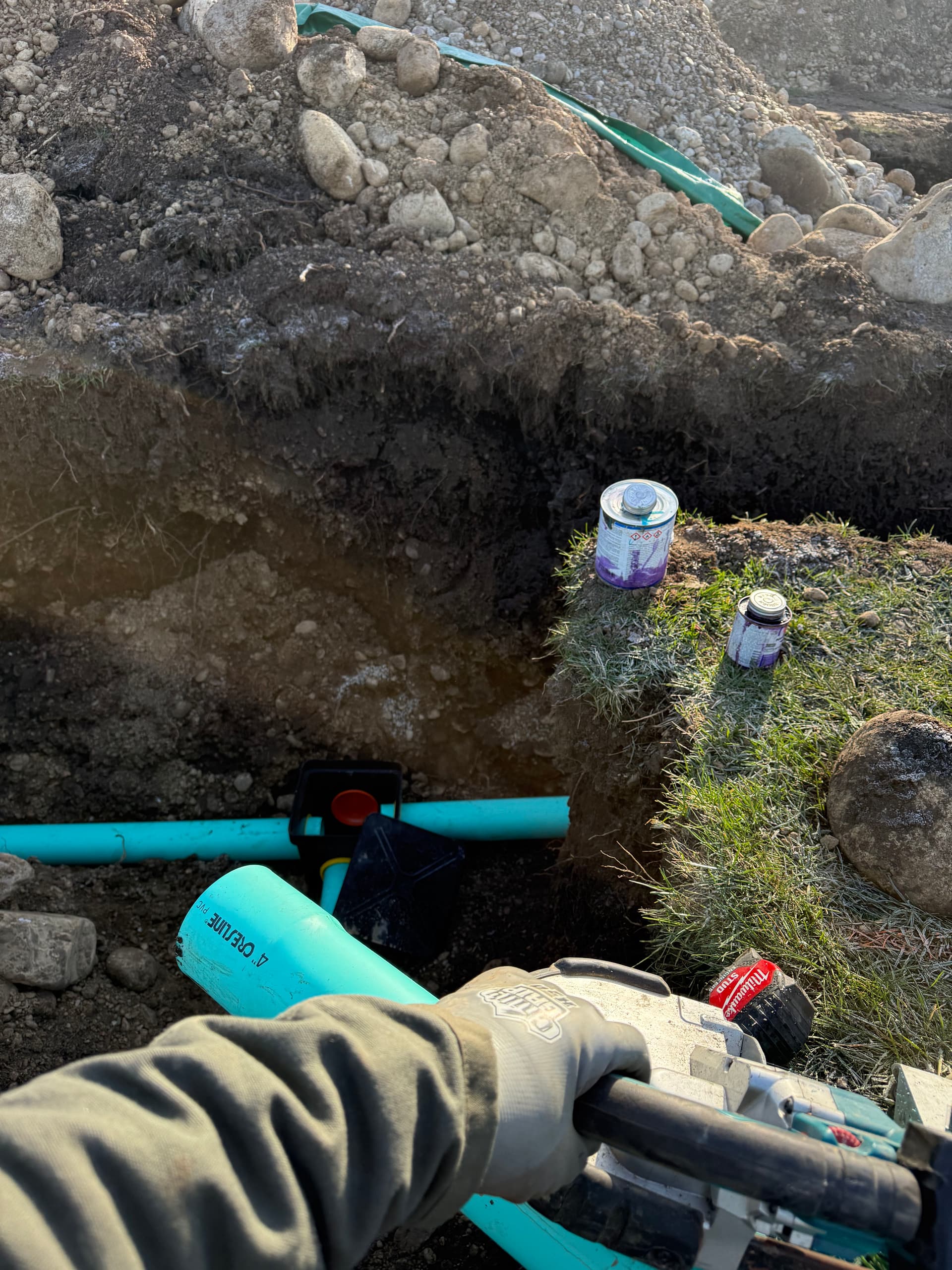 Gallery photos for Efficient Septic System Repair Overcomes Unexpected Challenges: Image #1