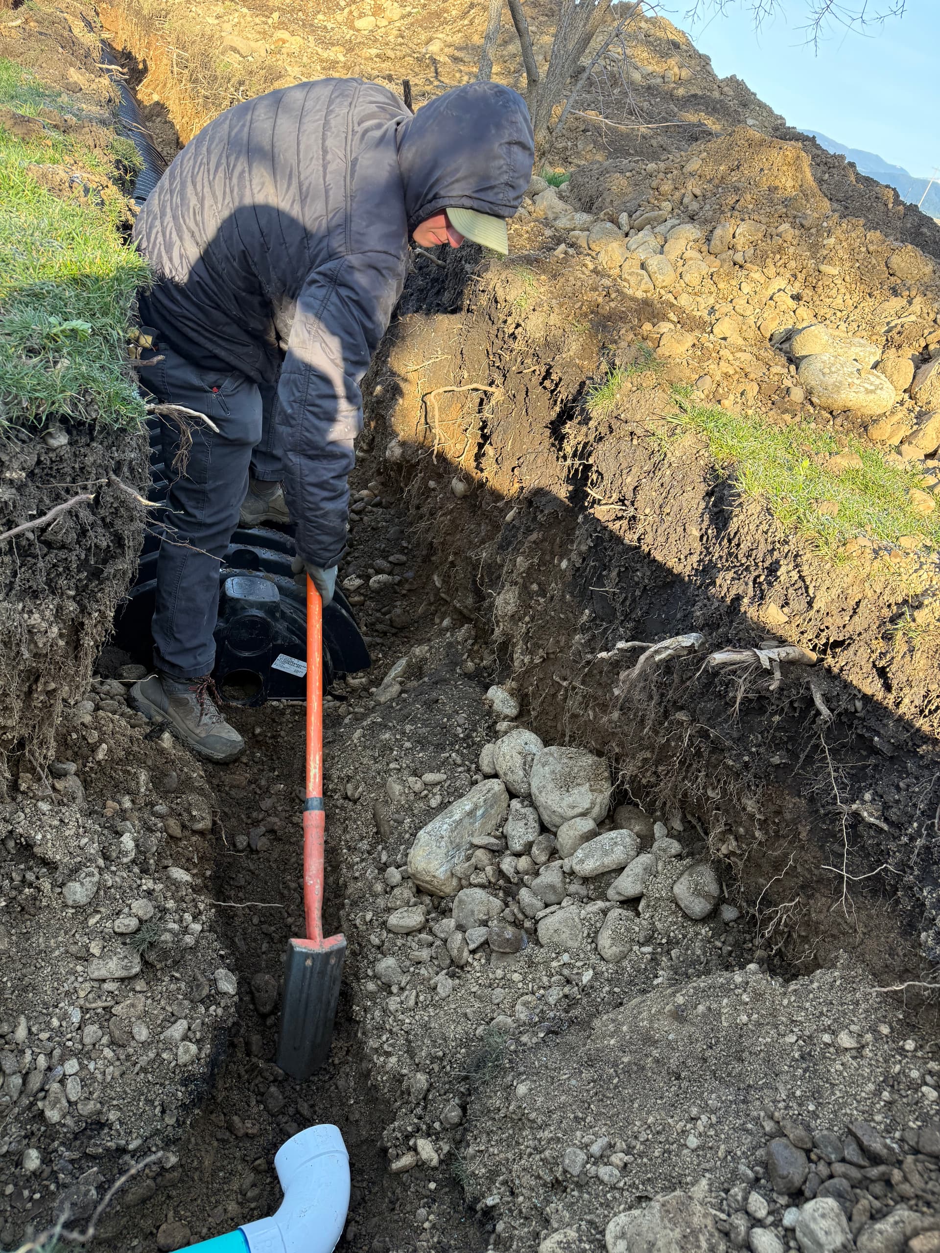 Gallery photos for Efficient Septic System Repair Overcomes Unexpected Challenges: Image #2