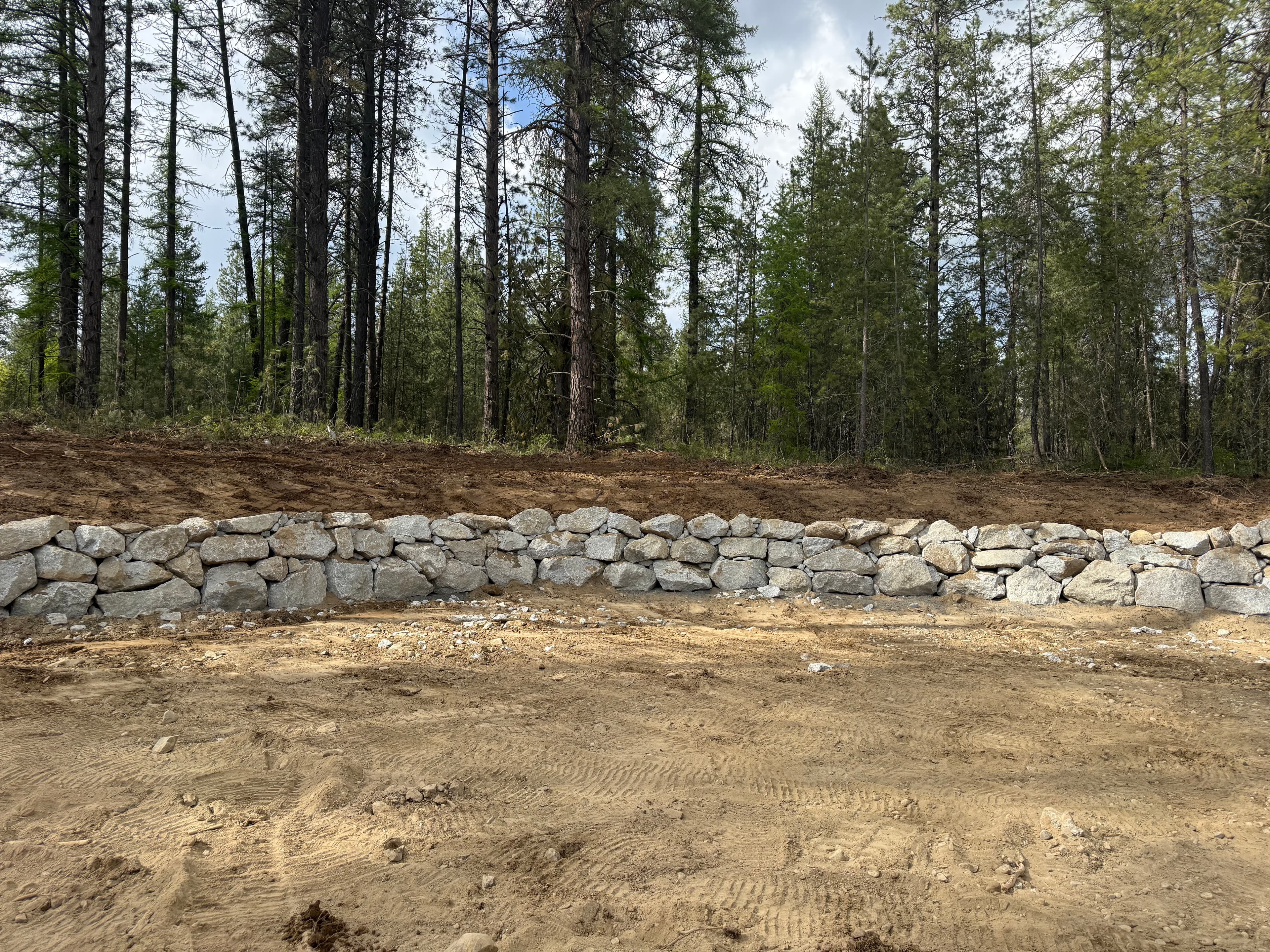 Project Granite Retaining Wall Taking Shape in Deer Park image