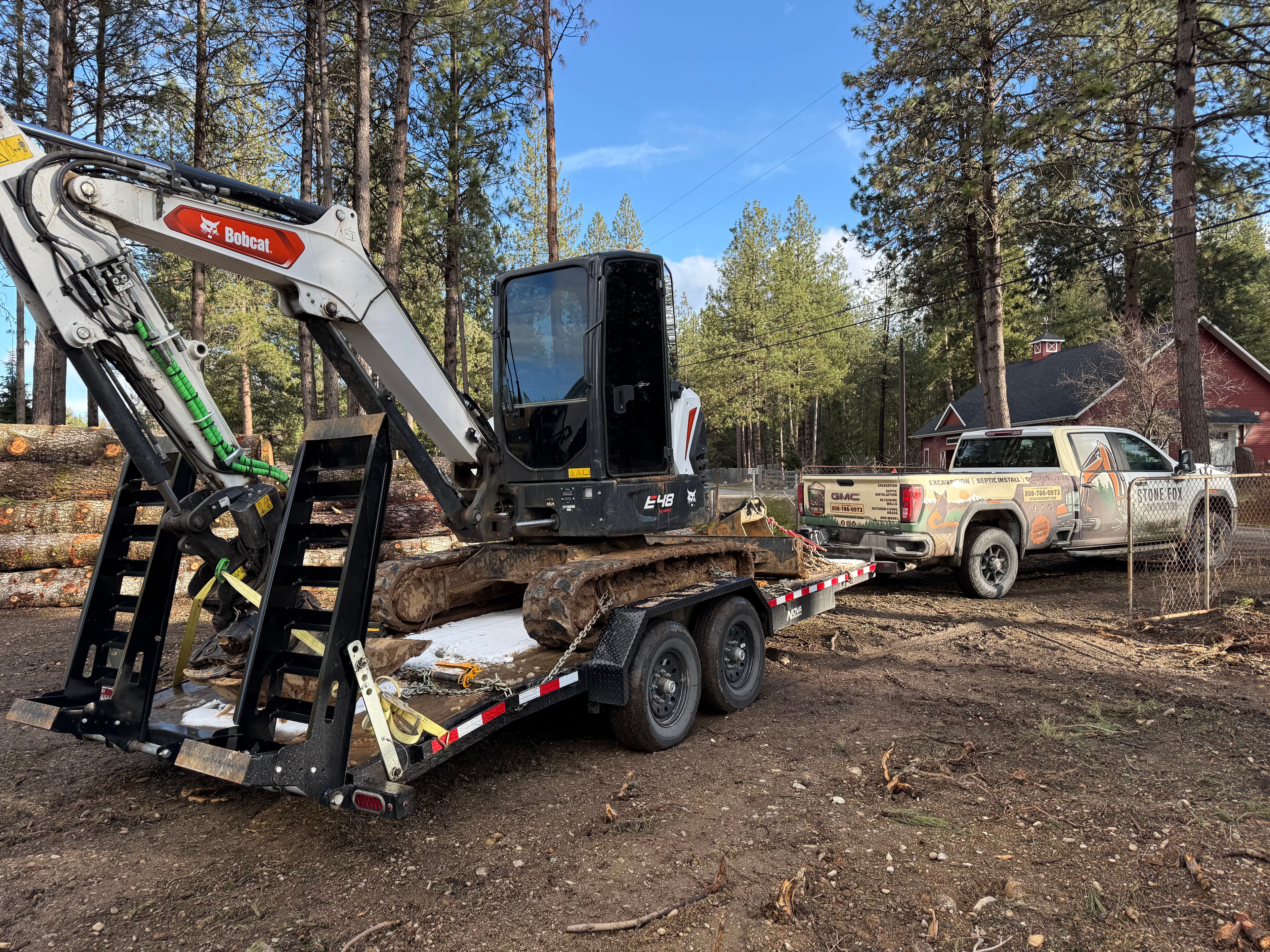 Project Excavating for a Perc Test in Coeur d'Alene image