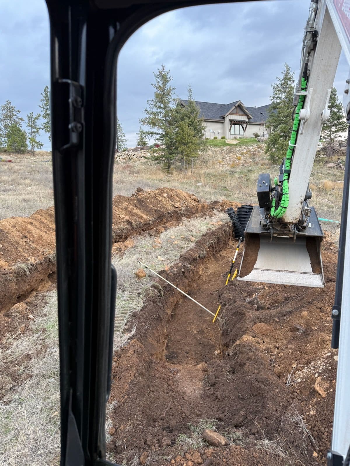 Gravel-less Septic System Installation in Post Falls